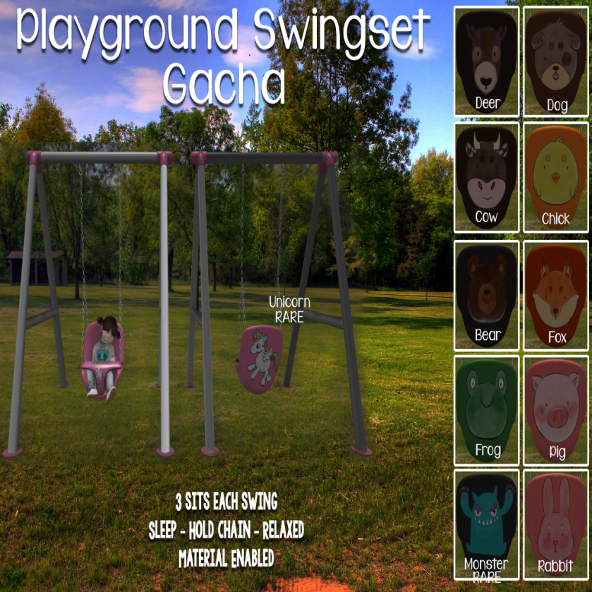 Playground Swingset Gacha AD