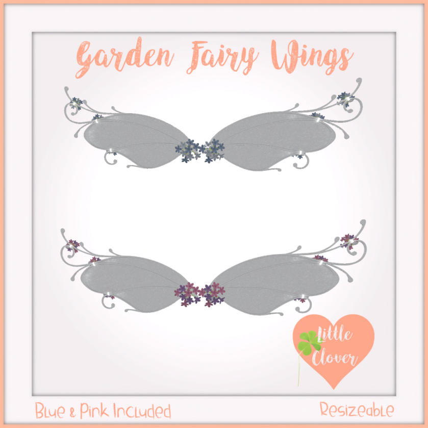 .__Little Clover__.Garden Fairy Wings Ad